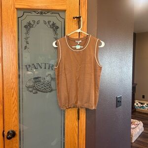 Light sleeveless sweater